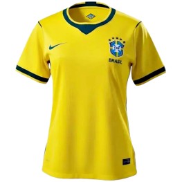 Camisa Brasil Copa Do Mundo 2026 Amarela Torcedor Feminina