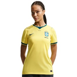 Camisa Brasil Torcedor Feminino 26/27 Amarelo Copa Do Mundo