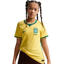 Camisa Brasil Torcedor + Calção Juv. 2026 Home Amarelo Copa