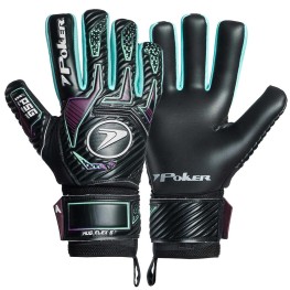 Luva Goleiro Poker Campo Profissional Hug Flex 5 Pt/vda/vin