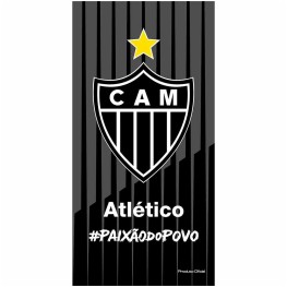 Toalha Buettner Veludo Atlético Mineiro 70 X 140 Cm