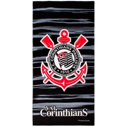 Toalha De Banho Corinthians Oficial Buettner Ret 70 X 140 Cm
