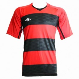 Camisa Umbro Lupus Futebol Sem Número Vermelho/preto